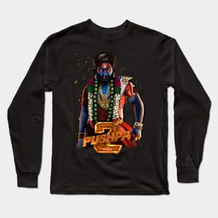 Pushpa 2 The Rise, Allu Arjun Artwork Long Sleeve T-Shirt